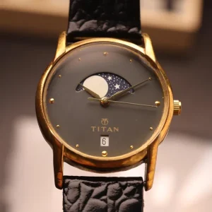 Titan Large Moonphase Gray [Rare] (Ref. 1326YAA) (34mm; Quartz) Hot Deal