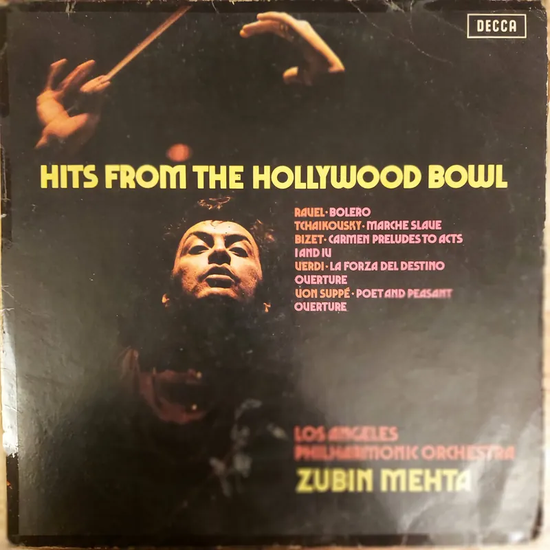 While Supplies Last Los Angeles Philharmonic Orchestra, Zubin Mehta – Hits From The Hollywood Bowl (Used Vinyl - VG)