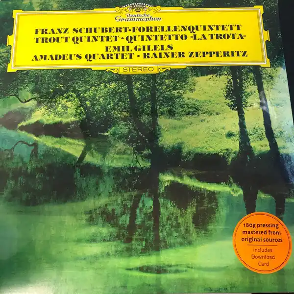 While Supplies Last Franz Schubert – Emil Gilels • Amadeus-Quartett • Rainer Zepperitz – Forellenquintett • Trout Quintet • Quintetto »La Trota«(Arrives in 4 days )
