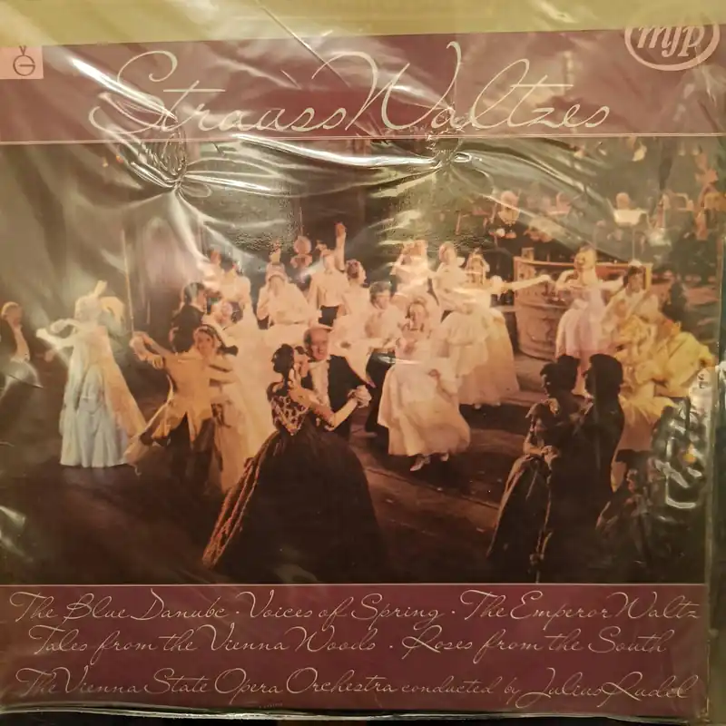 The Vienna State Opera Orchestra Conducted By Julius Rudel – Strauss Waltzes (Used Vinyl - G) JS Bargain