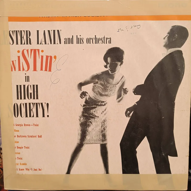 Lester Lanin And His Orchestra – Twistin' In High Society (Used Vinyl - G) JS Free Returns