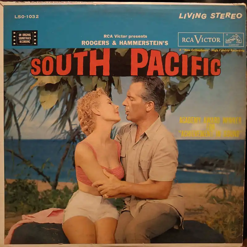 Rodgers & Hammerstein – RCA Victor Presents Rodgers & Hammerstein's South Pacific (An Original Soundtrack Recording) (Used Vinyl - G) JS Big Sale