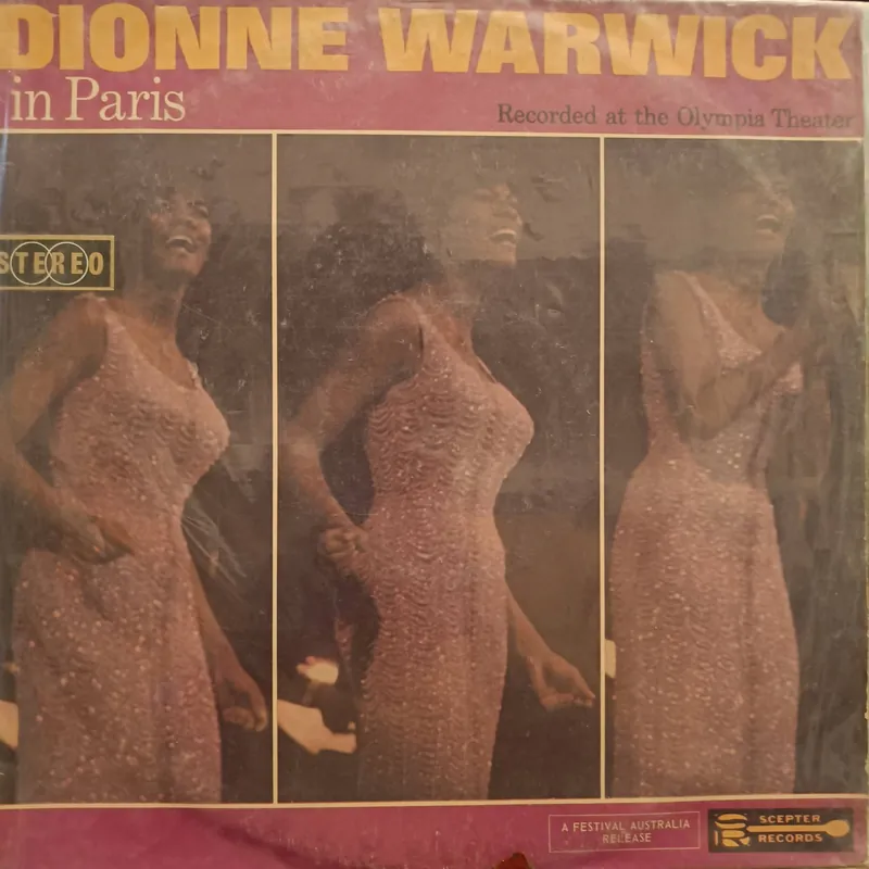 Save Now Dionne Warwick – In Paris (Used Vinyl - VG+) JS