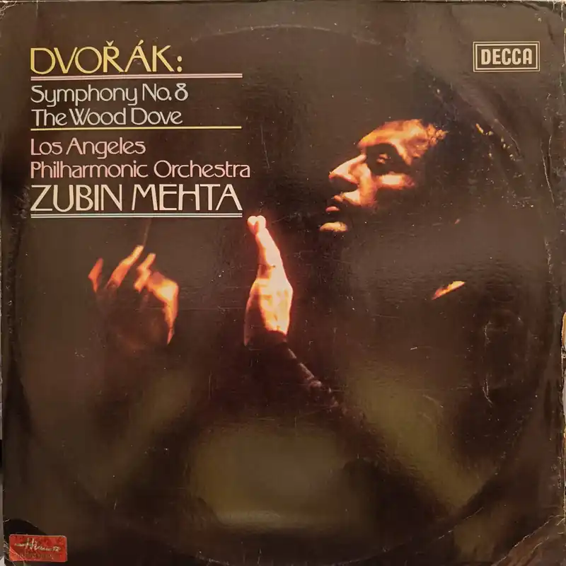 Grab Now Antonín Dvořák, Los Angeles Philharmonic Orchestra, Zubin Mehta – Symphony No.8 / The Wood Dove (Used Vinyl - VG+) NJ Marketplace