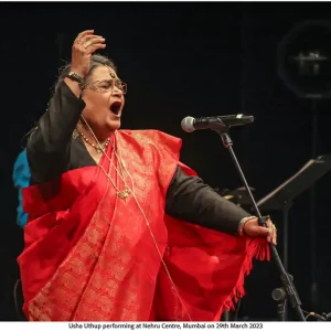 Usha Uthup performing at Nehru Centre, Mumbai on 29th March 2023 (Photo Frame) Buy Online