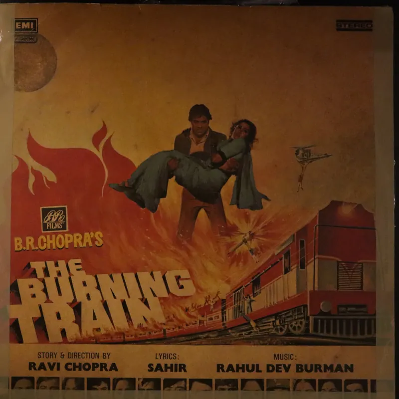 Rahul Dev Burman*, Sahir* – The Burning Train (Used Vinyl - VG) NJ Marketplace Express Delivery
