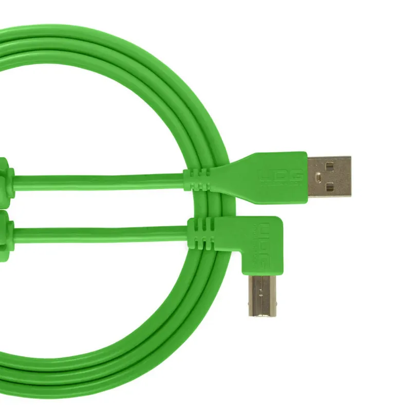 Top Pick UDG - U95004GR 1M Angled Audio Cable Green [Audio Cable]