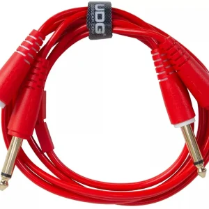 UDG - U97002RD 1/4" Jack Straight Red [Audio Cable] Free Delivery