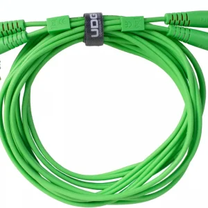 Worldwide Shipping UDG - U97005GR 3M RCA Straight - RCA Angled Audio Cable Green [Audio Cable]