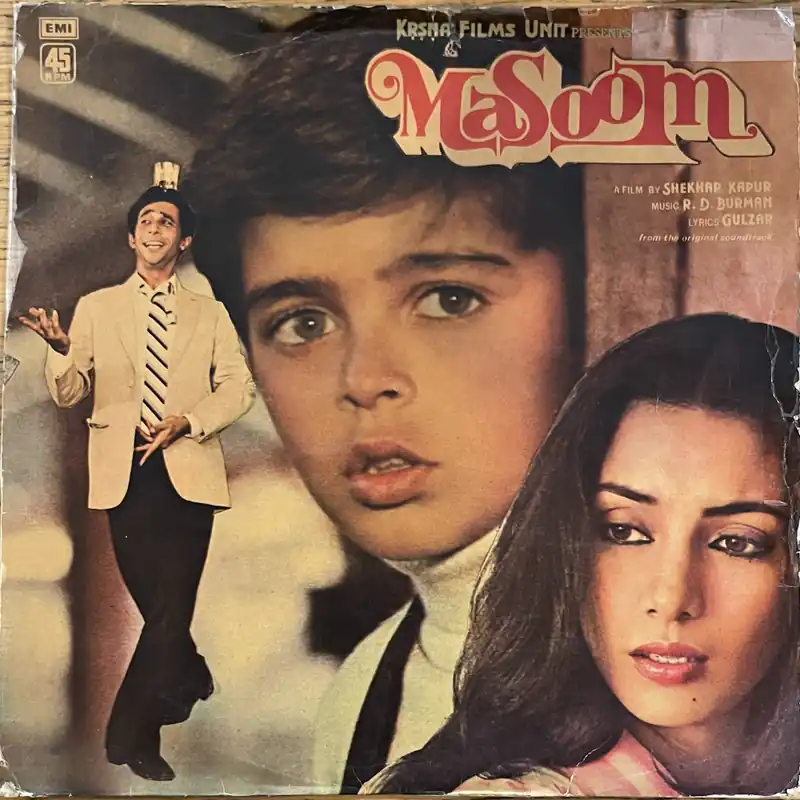 Weekend Sale R. D. Burman, Gulzar – Masoom (Used Vinyl - VG+) NJ Marketplace(Quick Ship)