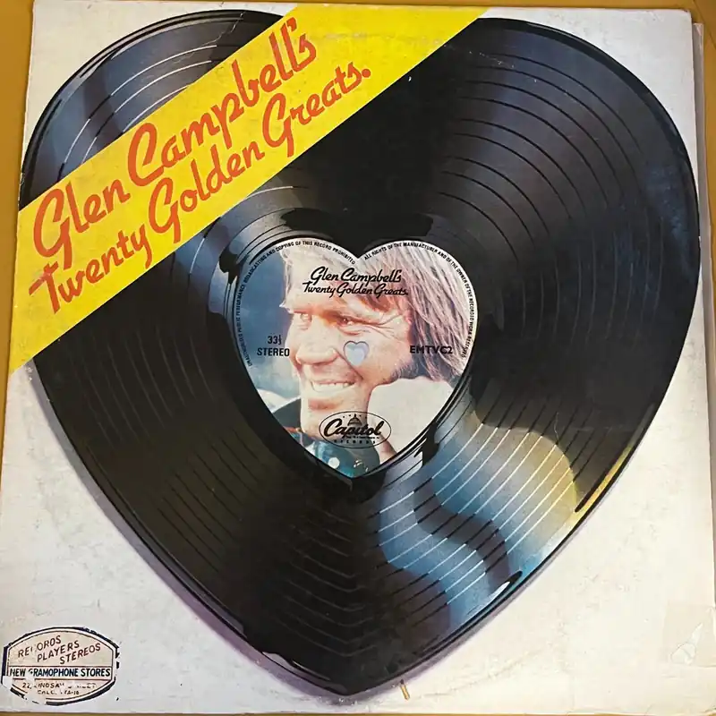 Bulk Order Glen Campbell – Glen Campbell's Twenty Golden Greats (Indian Presing) (Used Vinyl - VG) NJ Marketplace