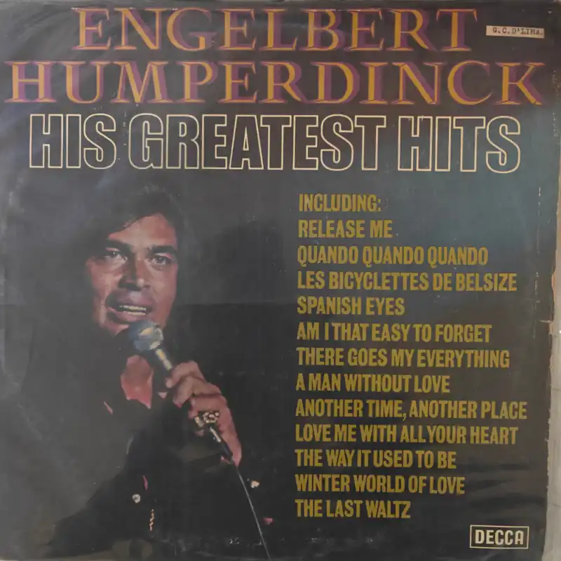 Secure Checkout Engelbert Humperdinck – His Greatest Hits (Indian Pressing) (Used Vinyl - VG+) NJ Marketplace