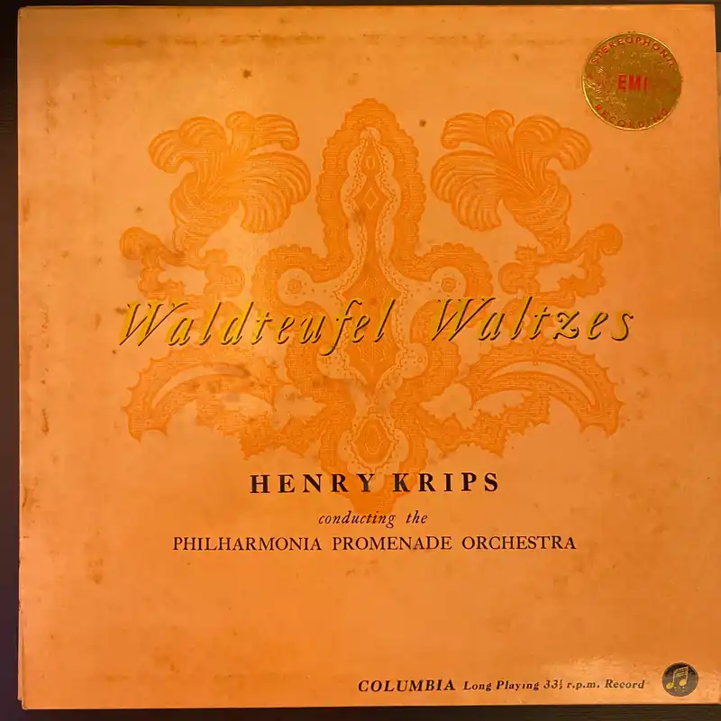 Waldteufel, Henry Krips Conducting The Philharmonia Promenade Orchestra – Waldteufel Waltzes (Used Vinyl - VG) SC Marketplace Hot Picks