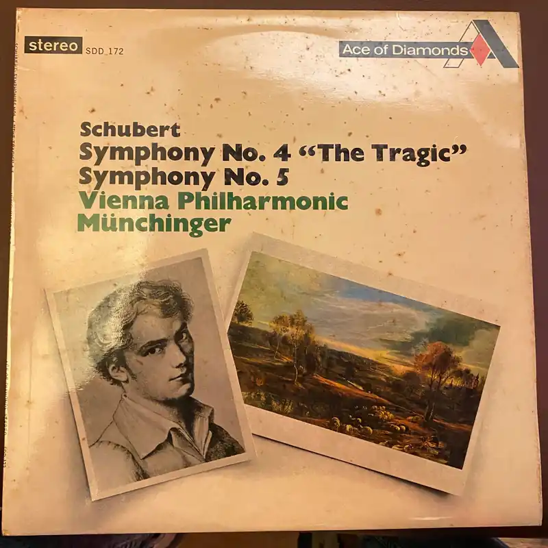 Time-Limited Schubert, Karl Münchinger, Vienna Philharmonic Orchestra – Symphony No. 4 "Tragic" - Symphony No. 5 (Used Vinyl - VG) SC Marketplace