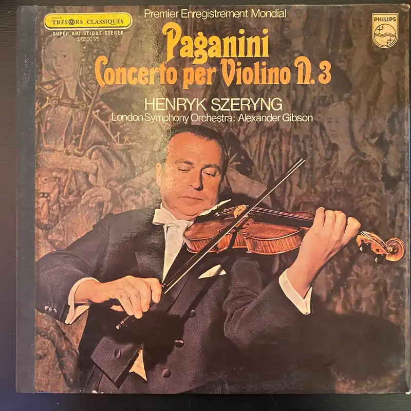 While Supplies Last Paganini - Henryk Szeryng, London Symphony Orchestra : Alexander Gibson – Concerto Per Violino N. 3 (Used Vinyl - VG+) AG Marketplace