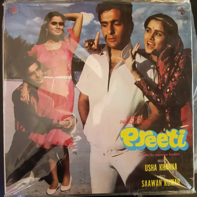 Usha Khanna, Saawan Kumar – Preeti (Used Vinyl - VG) NJ Marketplace Express Delivery