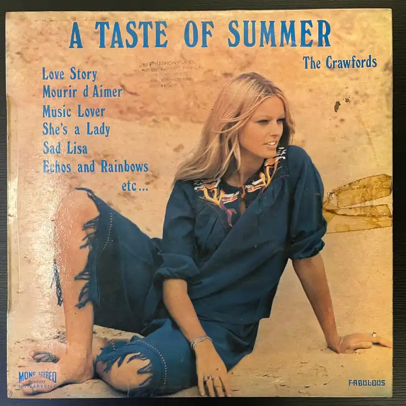 The Crawfords – A Taste Of Summer (Used Vinyl - G) VD Marketplace Limited Offer