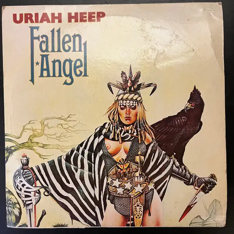 Uriah Heep – Fallen Angel (Indian Pressing) (Used Vinyl - VG) AS Marketplace High Quality