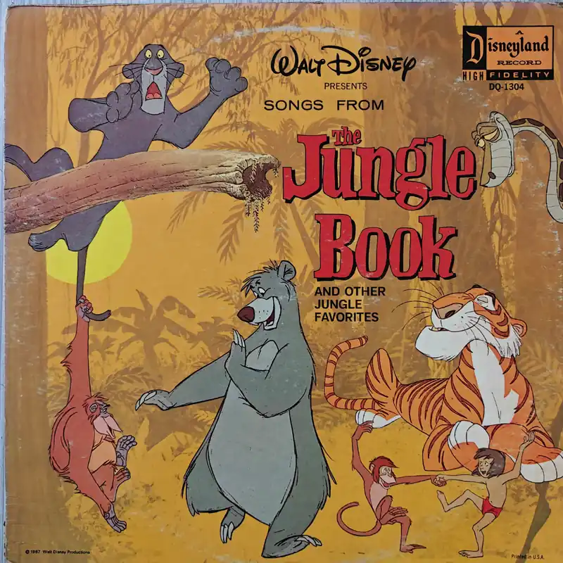 The Jungle V.I.P.'s – Songs From The Jungle Book and Other Jungle Favorites (Used Vinyl - VG+) PJ Marketplace No Minimum Order