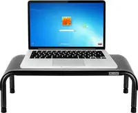 New Arrival Allsop 31630 Ergo 3 Adj Monitor Stand Pearl Black