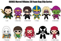 Secure Checkout Marvel Villains 3d Foam Bag Clip