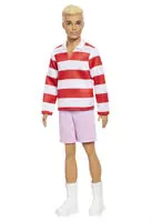 Barbie Ken Fashionista Red And White Strip Express Delivery