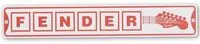 Hot Picks Fender Buttons Metal Sign (Post)