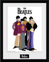 Popular The Beatles - Yellow Submarine Group Framed Poster
