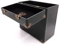 GPO SWB18GB 12 IN Vinyl Record Case Green/Black Reduced Price