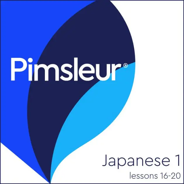 Pimsleur Japanese Level 1 Lessons 16-20: Learn to Speak and Understand Japanese with Pimsleur Language Programs Weekend Sale
