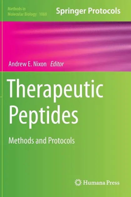 Therapeutic Peptides: Methods and Protocols Buy Online
