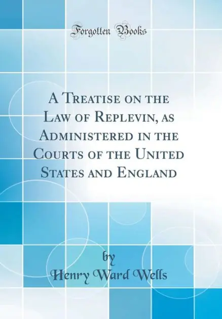 One Day Deal A Treatise on the Law of Replevin, as Administered in the Courts of the United States and England (Classic Reprint)