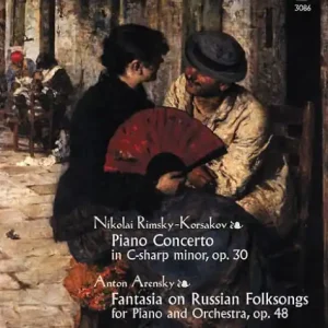 Hassle-Free Returns Rimsky-Korsakov - Concerto in C-sharp Minor, Op. 30 & Arensky - Fantasia on Russian Folksongs: Music Minus One Piano Deluxe 2-CD Set