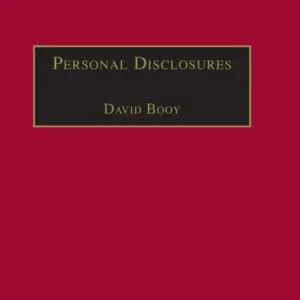 Instant Buy Personal Disclosures: An Anthology of Self-Writings from the Seventeenth Century