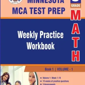 Minnesota State (MCA) Comprehensive Assessment Test Prep: 3rd Grade Math : Weekly Practice WorkBook Volume 1: Budget