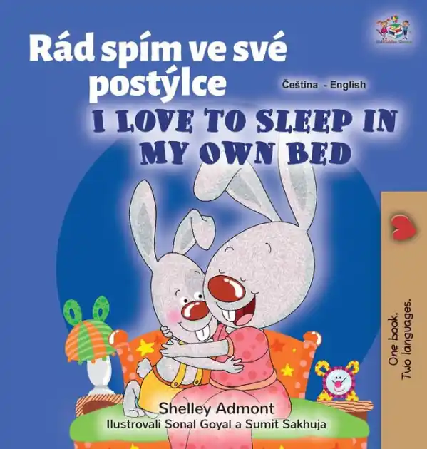 Bulk Order I Love to Sleep in My Own Bed (Czech English Bilingual Book for Kids)