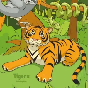 Bargain Tigers Coloring Book 1