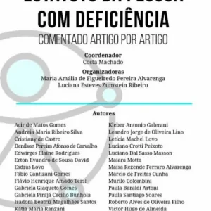 Estatuto da Pessoa com Deficiência: Comentado arquivo por arquivo Crafted