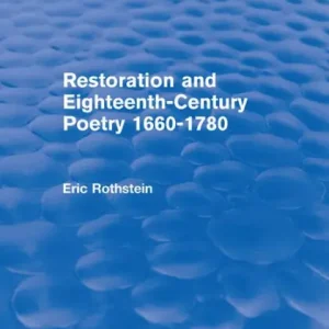 Shop Now Restoration and Eighteenth-Century Poetry 1660-1780 (Routledge Revivals)