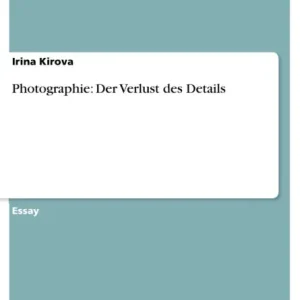 Photographie: Der Verlust des Details Popular
