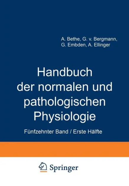 High Quality Handbuch der normalen und pathologischen Physiologie: Fünfzehnter Band / Erste Hälfte Correlatonen I/1