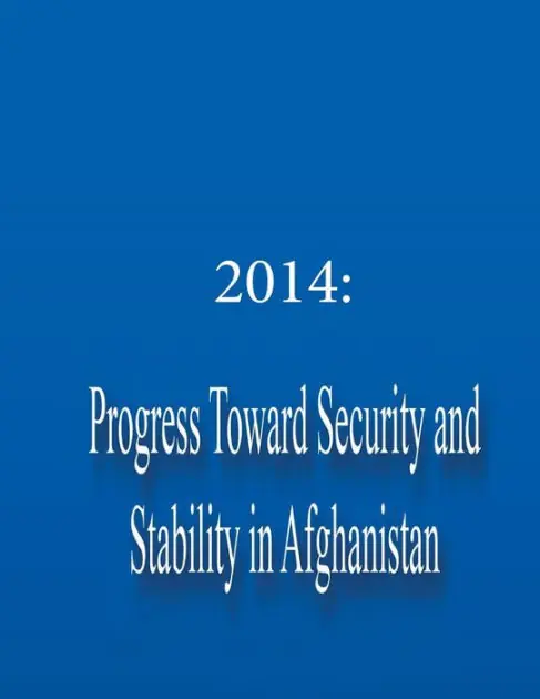 Top Rated 2014: Progress Toward Security and Stability in Afghanistan