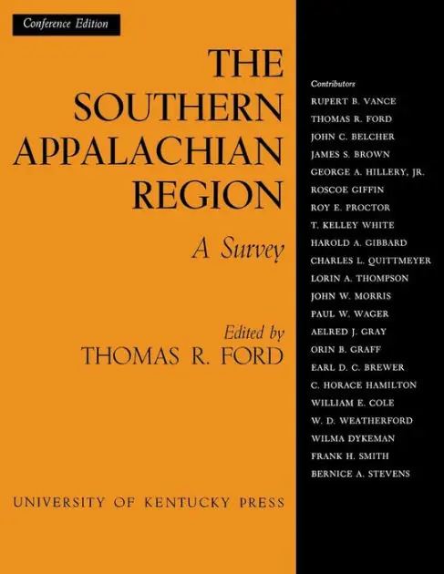 Certified The Southern Appalachian Region: A Survey