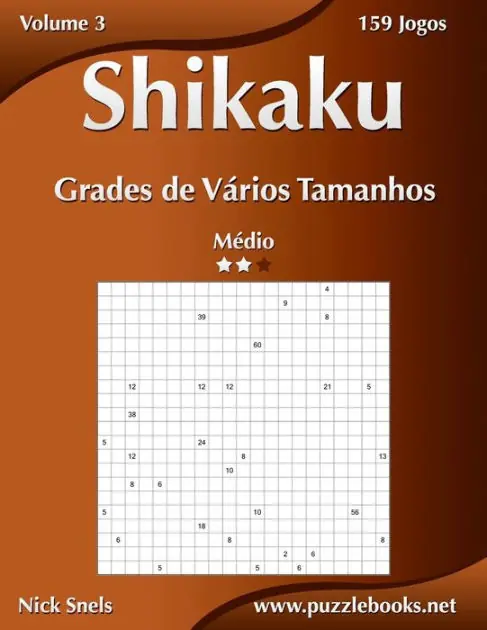 Shikaku Grades de Vários Tamanhos - Médio - Volume 3 - 159 Jogos Don’t Miss Out