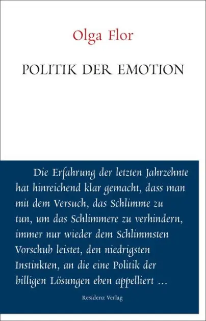 Premium Politik der Emotion