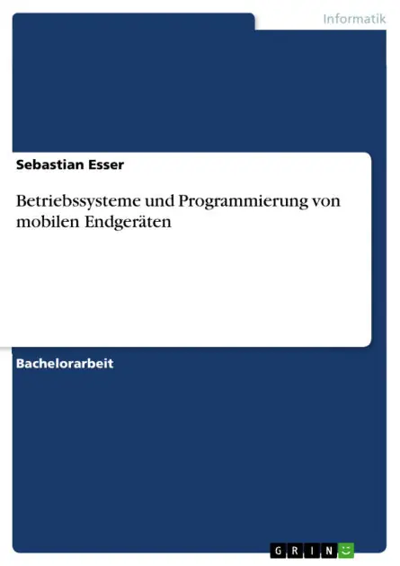 Betriebssysteme und Programmierung von mobilen Endgeräten Affordable