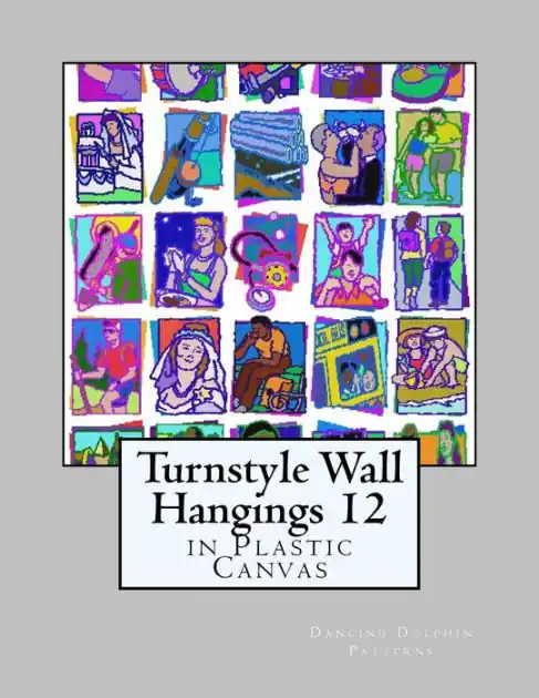 Turnstyle Wall Hangings 12: in Plastic Canvas Sale