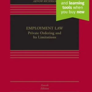 Employment Law: Private Ordering and Its Limitations [Connected eBook] Wholesale