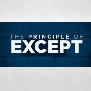 Flash Sale The Principle of Except: Early Exceptions Become Lasting Rules