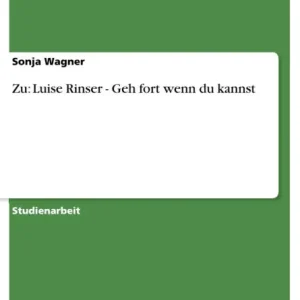 Zu: Luise Rinser - Geh fort wenn du kannst Limited Offer